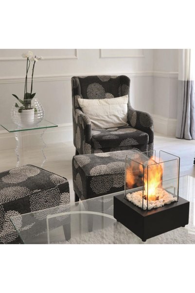 Starfire Mini Elegance - Masaüstü Şömine (bioethanol Şömine) (siyah)