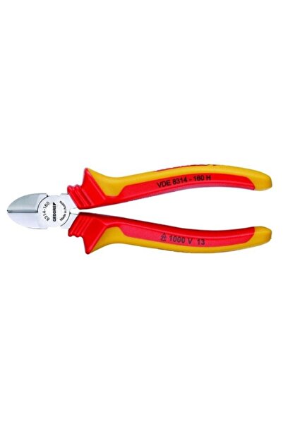 Gedore 8314-160 H Vde Yan Keski Koruyucu Izoleli 160 mm