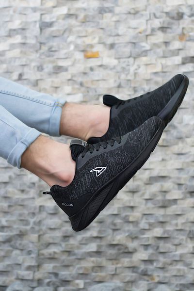 Riccon Unisex černé tenisky0012355