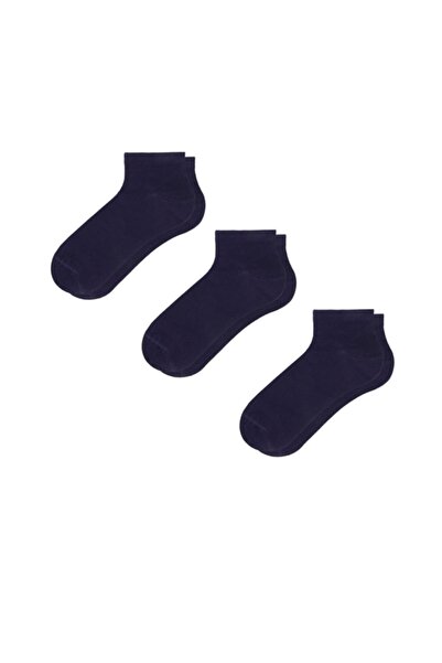 MEM SOCKS Unisex Kids Black Bamboo Booties Socks 3-Piece