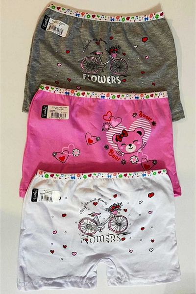 Tutku Girl's Boxer 3 Pack