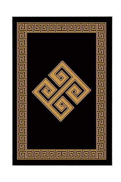 Alanur Home Set de toaletă digital pentru baie Alanur Trend din 2 piese - bază anti-alunecare, Kt490 Gold