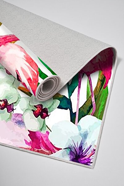 Alanur Home Alanur Trend Non-Slip Base Digital Bathroom 2-Piece Toilet Set Kt469 Red