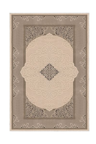 Alanur Home Alanur Trend Non-Slip Base Digital Bathroom Set Kt455 Mink
