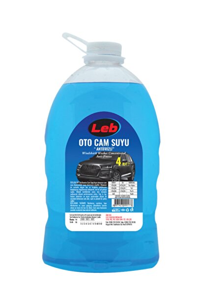 Leb Antifirzli Yaz Kış Oto Cam Suyu 4 Litre -30