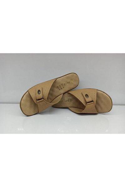 Muya Women's Beige Slippers