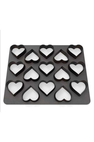 i G KALIP 15 Holes Heart Pattern Multi Cutter - Sugar Dough Cutter
