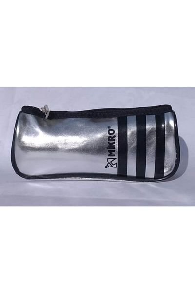 Mikro Silver Black Pencil Case 903