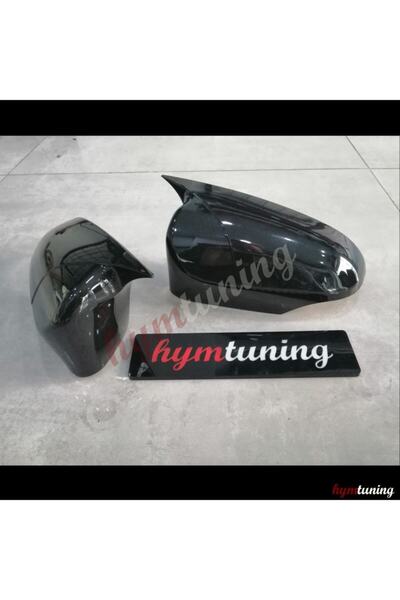 HYM TUNİNG Toyota Yaris Yarasa Ayna Kapağı, 2011-2017, Piano Black
