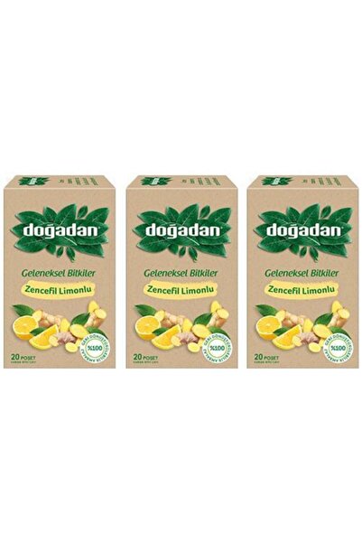 Doğadan Zencefil Limonlu Bitki Çayı X 3 Adet