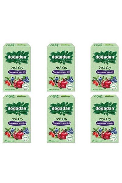 Doğadan Green Tea Pomegranate Blueberry X 6 Pieces