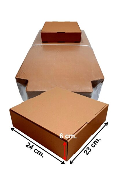 EFEPA Baskısız Karton Kutu 24x23x6 Cm 100'lü Paket