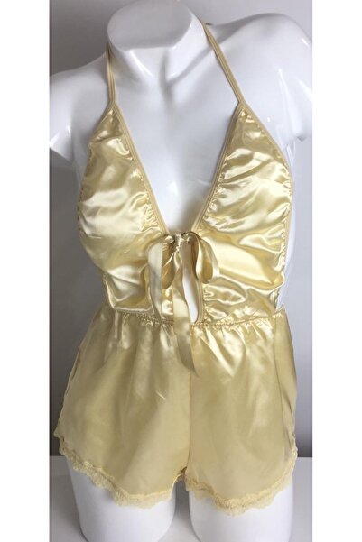 Miorre Kadın Pudra Saten Şortlu Takım 001-000406