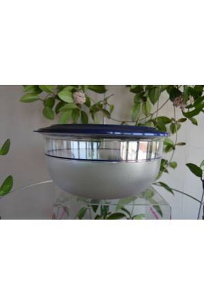 Tupperware Crystal Serving Dark Blue Lid 6 Lt