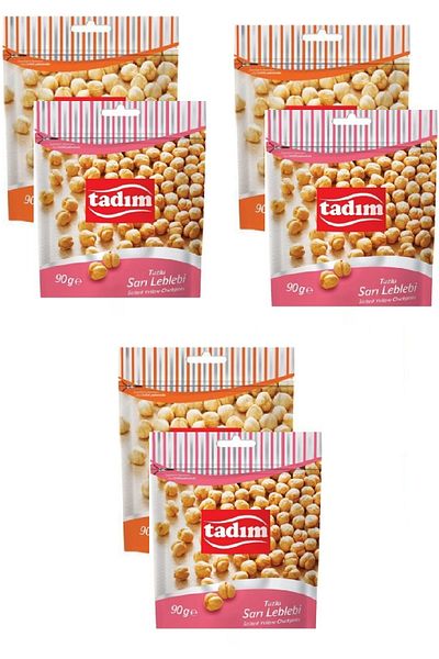 Tadım Roasted Hazelnuts 90 Gr X 3 Pieces Yellow Chickpea Salted 90 Gr X 3 Pieces