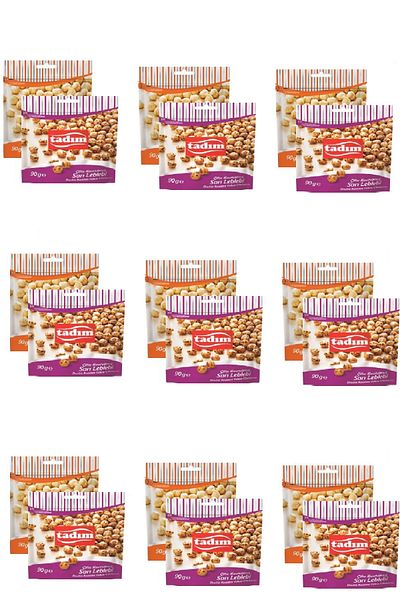 Tadım Roasted Hazelnut Inside 90 Gr X 9 Pieces Yellow Chickpea Double Roasted 90 Gr X 9 Pieces