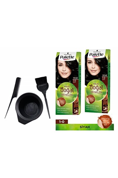 Palette Natural Saç Boyası 1 Siyah 50mlx 2 Adet