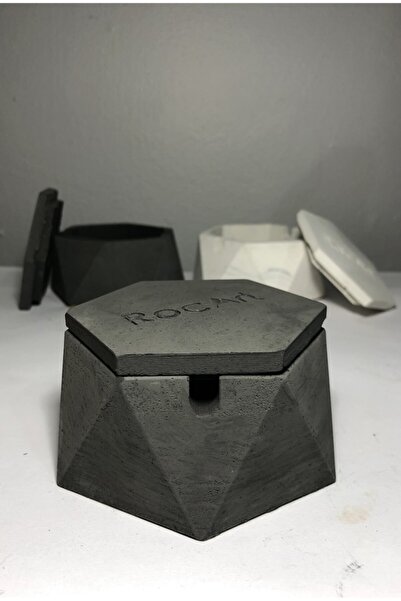 RocArt Home Εξαγωνικό τραπέζι σκυροδέματος (ανθρακί)