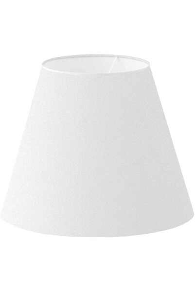 Lit Dizayn Lambader Başlık Beyaz Konik Şapka 38x30x22 Cm Dekoratif Özel Yükse...