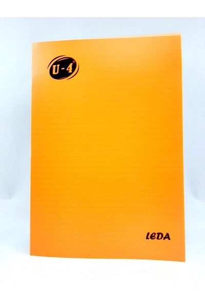 Zersan 1 A4 School Notebook - 60 Sheets Checkered, Multi-Colored Plastic Cover
