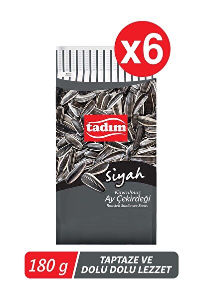 Tadım Siyah Ay Çekirdeği 180gr 6'lı Paket