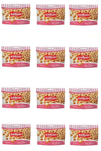 Tadım Roasted Salted Peanuts 90 Gr X 12 Pieces Yellow Chickpea Salted 90 Gr X 12 Pieces