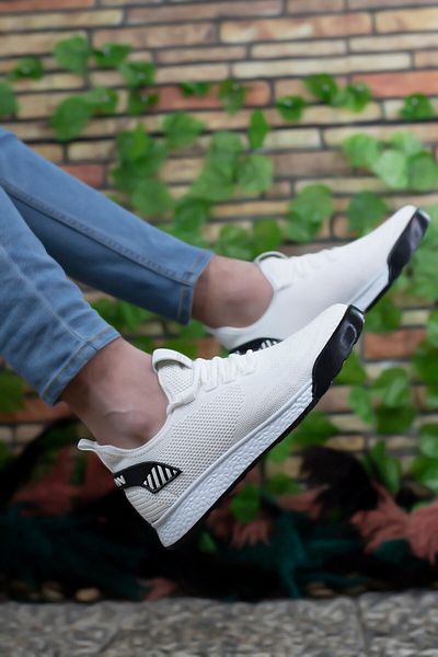 Riccon Unisex bílé tenisky 0012430