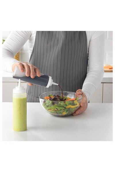 IKEA Sauce Bottle Meridyendukkan Transparent 330 ml 2 Pieces