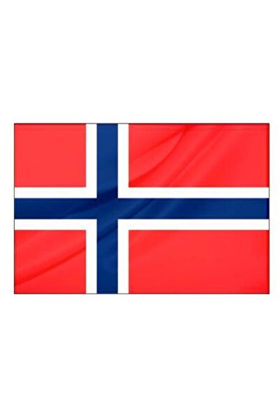 Rekbay Norveç Ülke Bayrağı 1.sınıf Parlak Kumaş 50x75cm