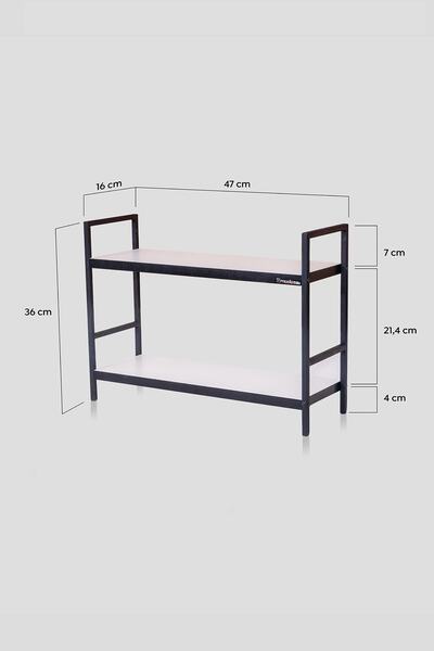 Mudesa Metal Masa Tezgah Üstü Düzenleyici Organizer Raf