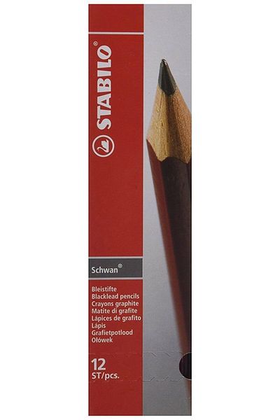 Stabilo Stabilo 306 Model Black Pencil with 12 Boxes and Corners