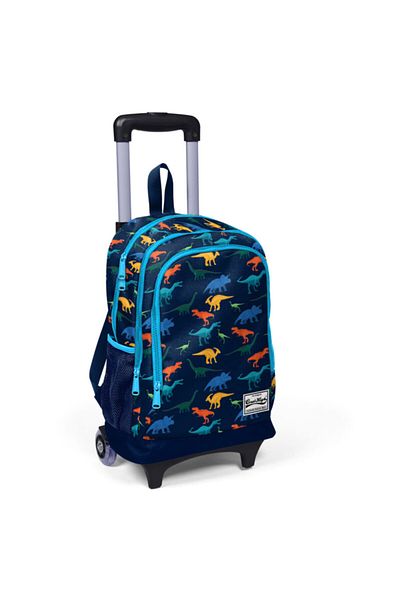 Coral High Set de 3 piese Adalinhome Kids cu model de dinozaur cu geantă de rulare