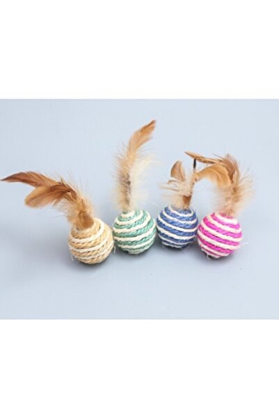 TİNEKE Furry Cat Dog Play Ball