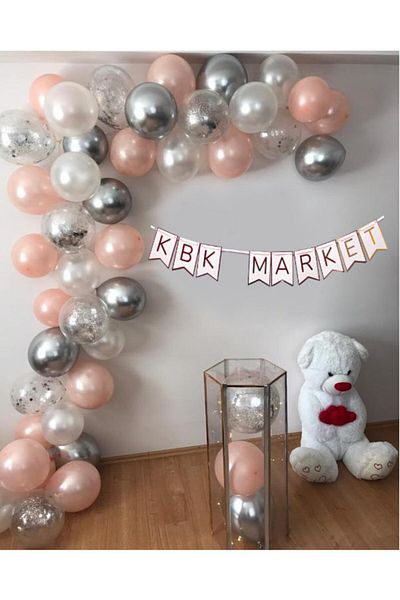 KBK MARKET Birthday Balloon Chain Set