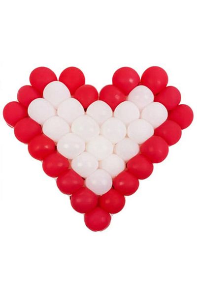 Hayaller Dükkanı 60X60 cm Background Ornament Making Apparatus - Heart Balloon Stand, Pk:1