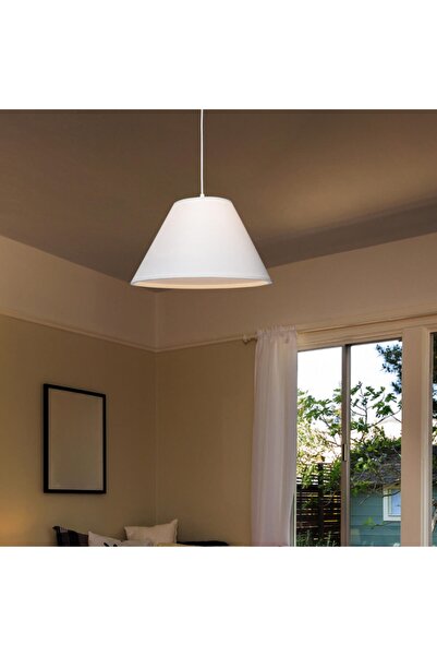 Modelight 35'Lik Kumaş Sarkıt Trıa Beyaz