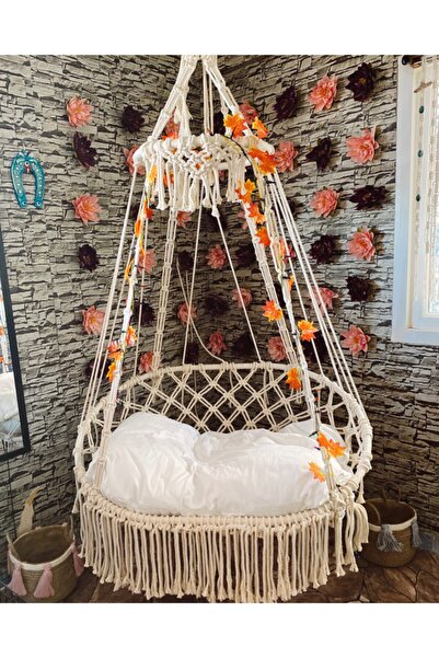 lavin tasarım 2 Kişilik Tasarım Makrome Salıncak