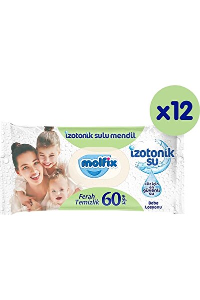 Molfix Ferah Temizlik Islak Mendil 12x60lı Koli