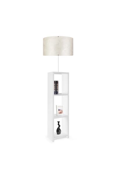 HOMİNG Dekoratif Raflı Lambader Ayd-1799