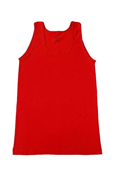 Tutku Ženska crvena rebrasta Sa širokim bretelama ženska potkošulja 136 |