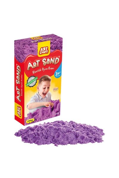 Art Craft رمل الحركة الحركية باللون الأرجواني 1000 جرام