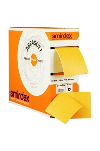 ARON P120 Thick Sand Abrasoft Sandpaper Sponge Roll Hand Sandpaper 1mt.