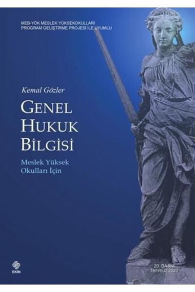 Ekin Yayınevi Genel Hukuk Bilgisi Kemal Gözler