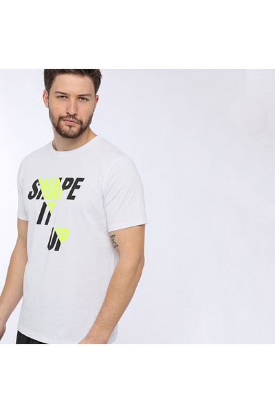Kinetix ELMER M-1847 Tricou alb pentru bărbați - KK Design, 100512541