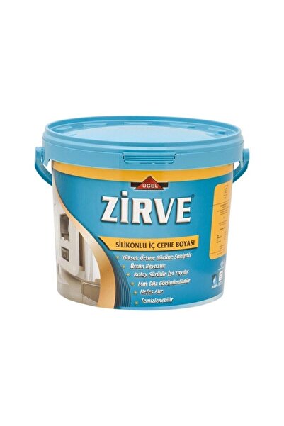TEK BOYA Zirve Boya Silikonlu Ipek Mat Iç Cephe Boyası 6l 10 Kg Beyaz