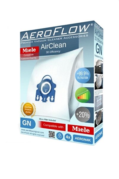 AeroFlow Miele S 4999 - Compatibil cu sacul de praf pentru aspirator și filtru