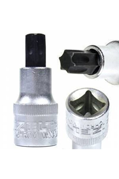 İzeltaş 1/2 Socket Star Torx Tip T40 Short Size 60 mm