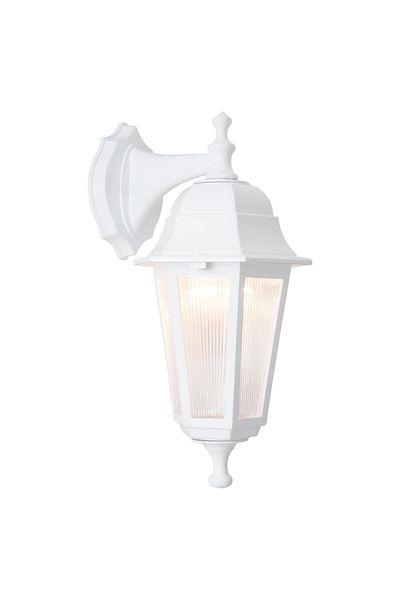 Modelight Optical Hexagon Inverted Sconce White