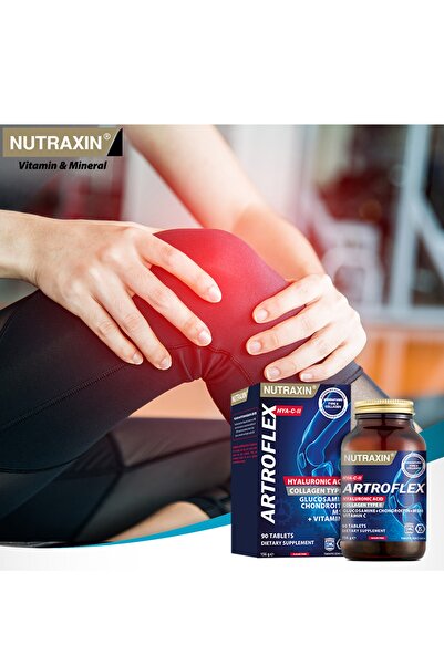 Nutraxin Artroflex Glukozamin Ve Kollajen Içerikli Eklemlerin Dostu Hya-c-ıı 90 Tablet