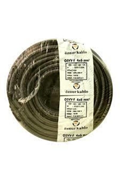 öznur kablo Ttr (h07vv-f) Kablo 4x6 Mm Siyah